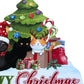 Meowy Christmas Cat Wall Décor Festive Wooden Plaque Holiday Sign