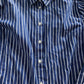 Baukjen Organic Cotton Shirt UK Size 8 Women's Blue Striped