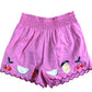 RIVER ISLAND Girls Pink Fruit Embroidered Shorts Size 9-10 Years Summer Style