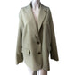 Branded Blazer UK XL Women's Tailored Jacket Light Green Casual
