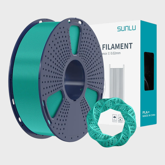 SUNLU PLA+ 3D Printer  Filament 1.75mm 1KG- Grass Green