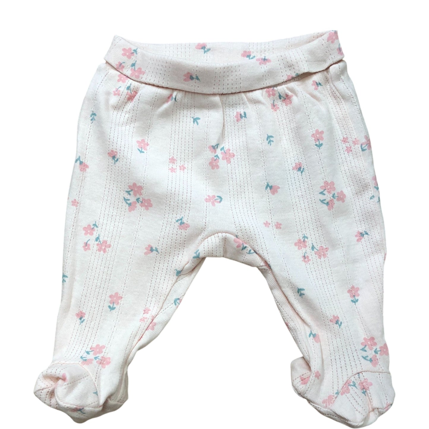 Cute Floral Baby Outfit Set 0-3 Months Girls Cotton Pink 56cm