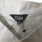 Fluid XXL Men's Short Sleeve White Shirt Cotton Blend Button Detail Casual