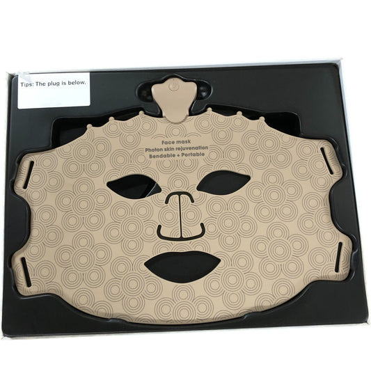LED Colour Light Skin Beauty Facial Mask Photon Rejuvenation Portable 240 Beams