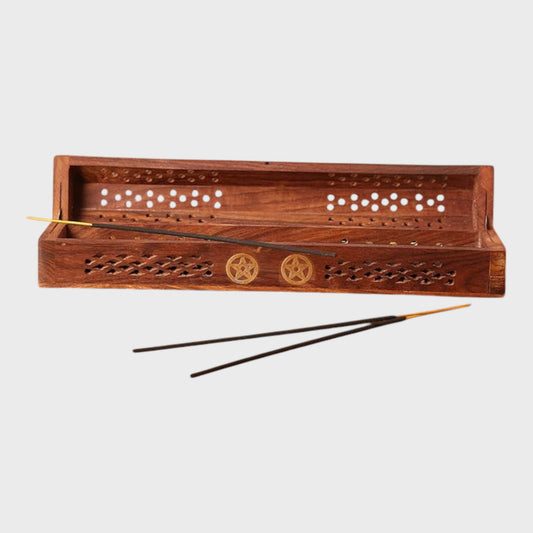 Coffin Box Wooden Incense Holder