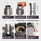 Bon Vivo Moka Pot Espresso Maker - 300ml - Copper Finish