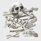 PRETEX Bag of Skeleton Bones & Skull - 18 Pieces