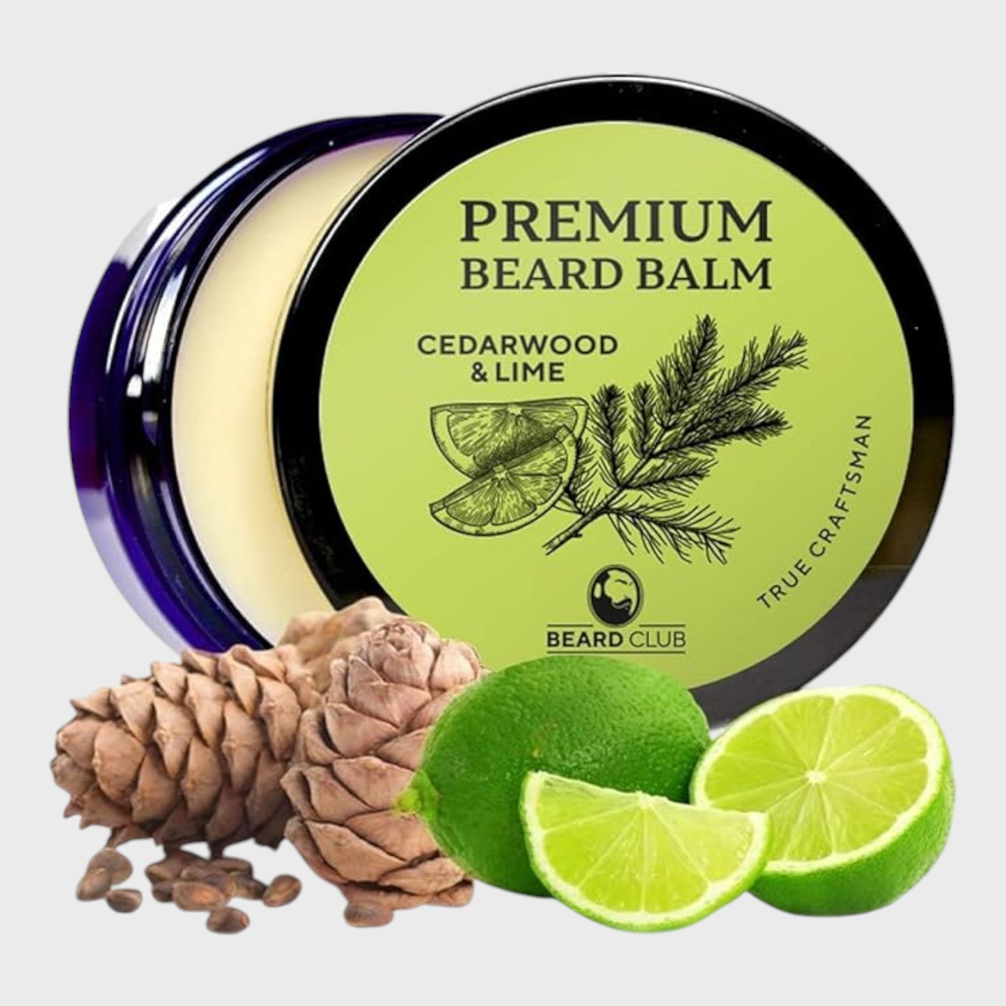 Cedarwood & Lime Beard Balm - 50g