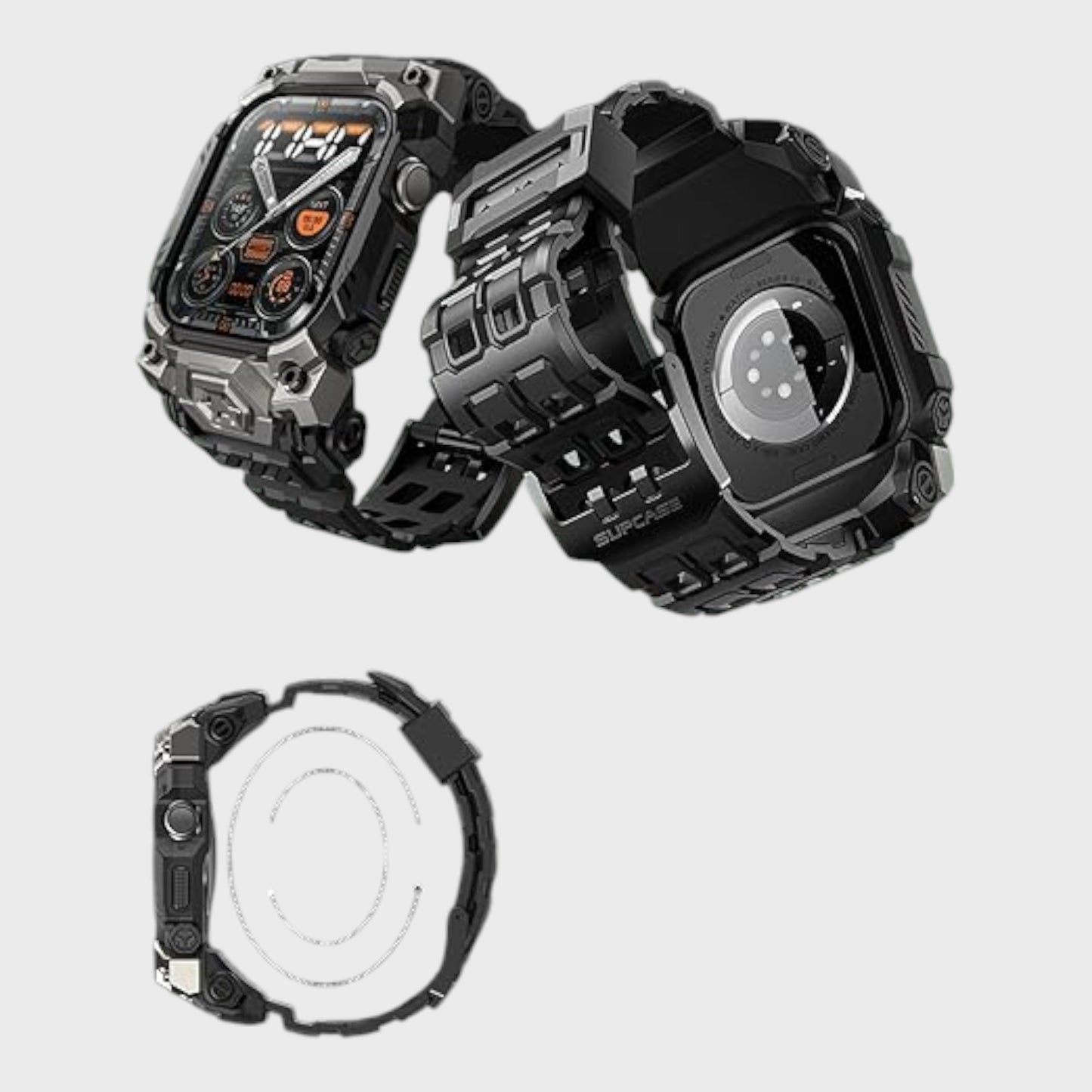 Military Grade SUPCASE for Apple Watch 2024 - Black Beetle Ore