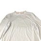 Boden Long Sleeve Top Women's White Ruffled Neck Cotton Modal Blend UK14