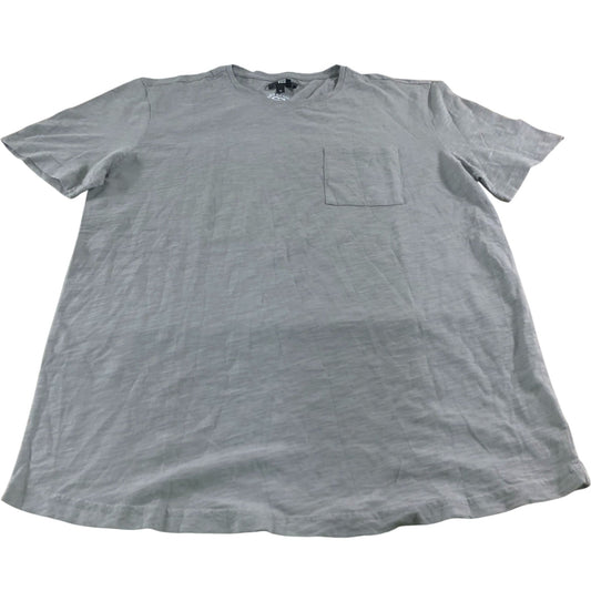 PAIGE Men's T-Shirt Size M Grey Pocket