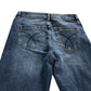 Crew Clothing Company Straight Fit Jeans UK12R Women's Denim Blue Cotton Blend