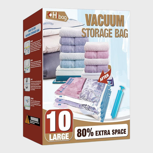 Large Vacuum Storage Bags - Pack of 10