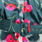 Dancing Leopard UK10 Women's Floral Long Sleeve Shirt Dress Green