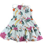 River Island Girls Floral Print Dress Age 7-8 Years Lightweight Summer Style