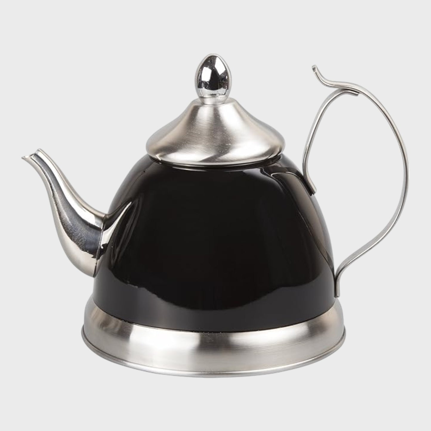 Black Stainless Steel Stovetop Kettle