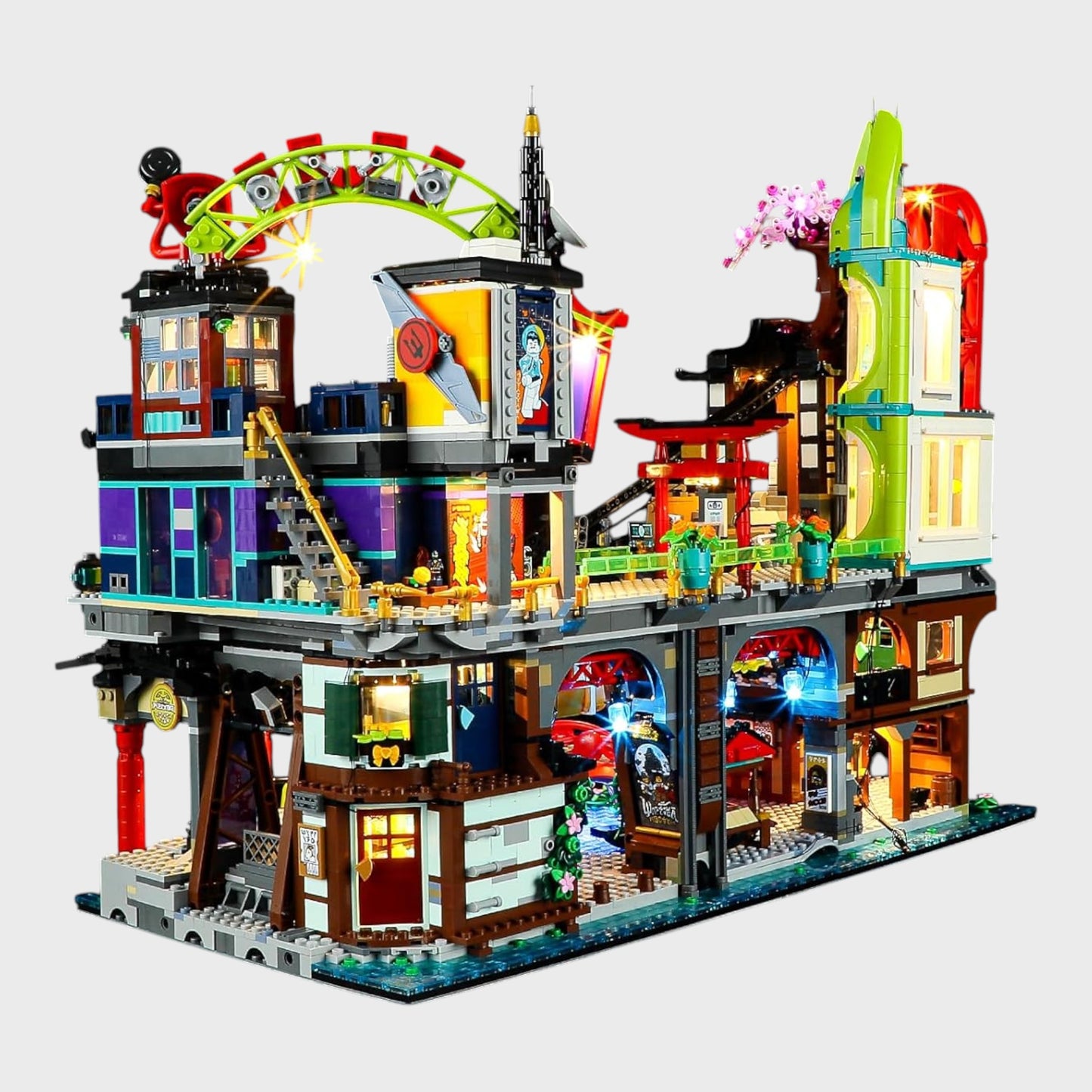 Briksmax LED Lighting Kit for Lego 71799 NINJAGO Markets - Does Not Include Lego