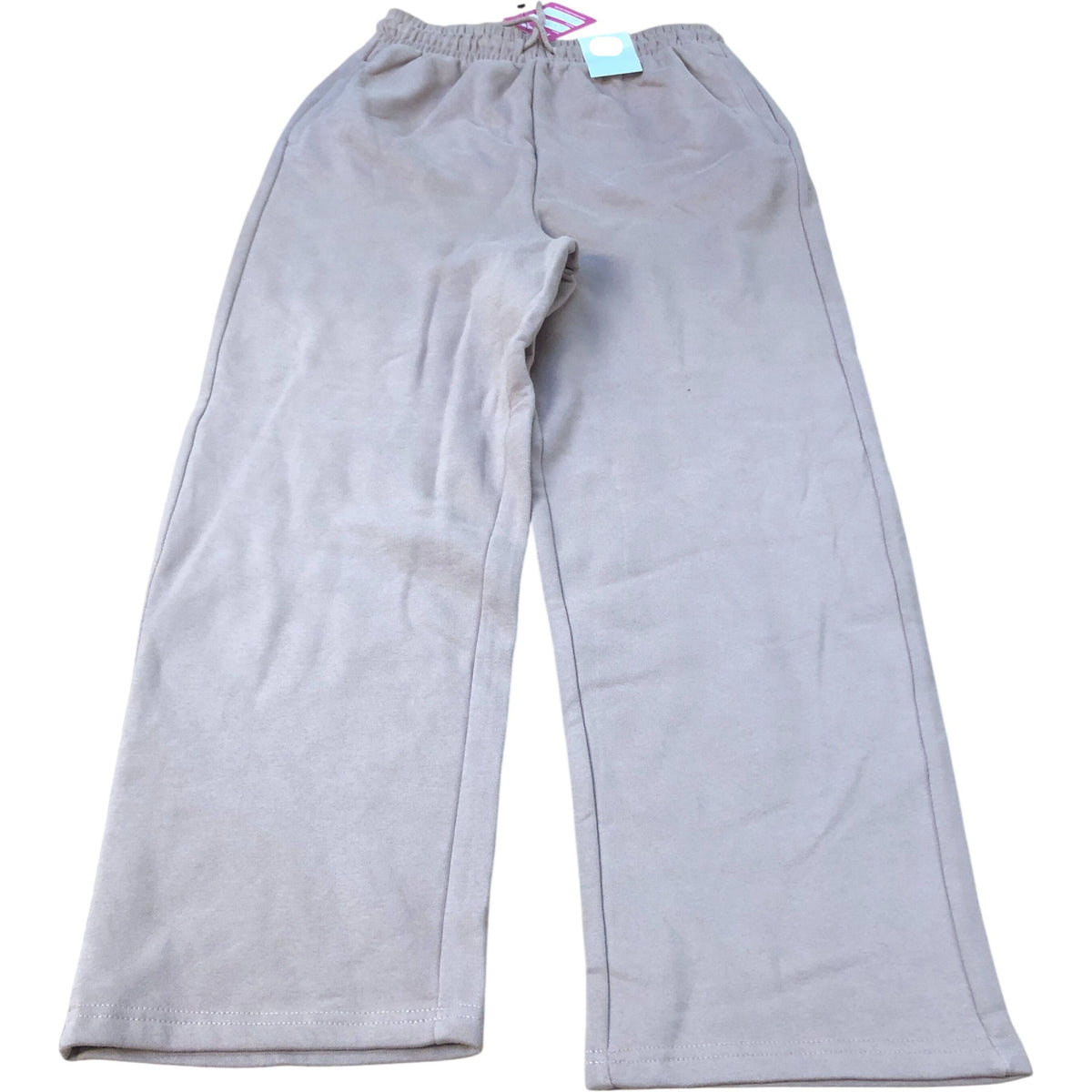 Girls Trousers Size 12 Years Pink Cotton Blend Joggers Soft Comfort