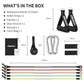 ProIron Resistance Bands Set Model PRO LLS01 1 Includes Yellow Green Red Black