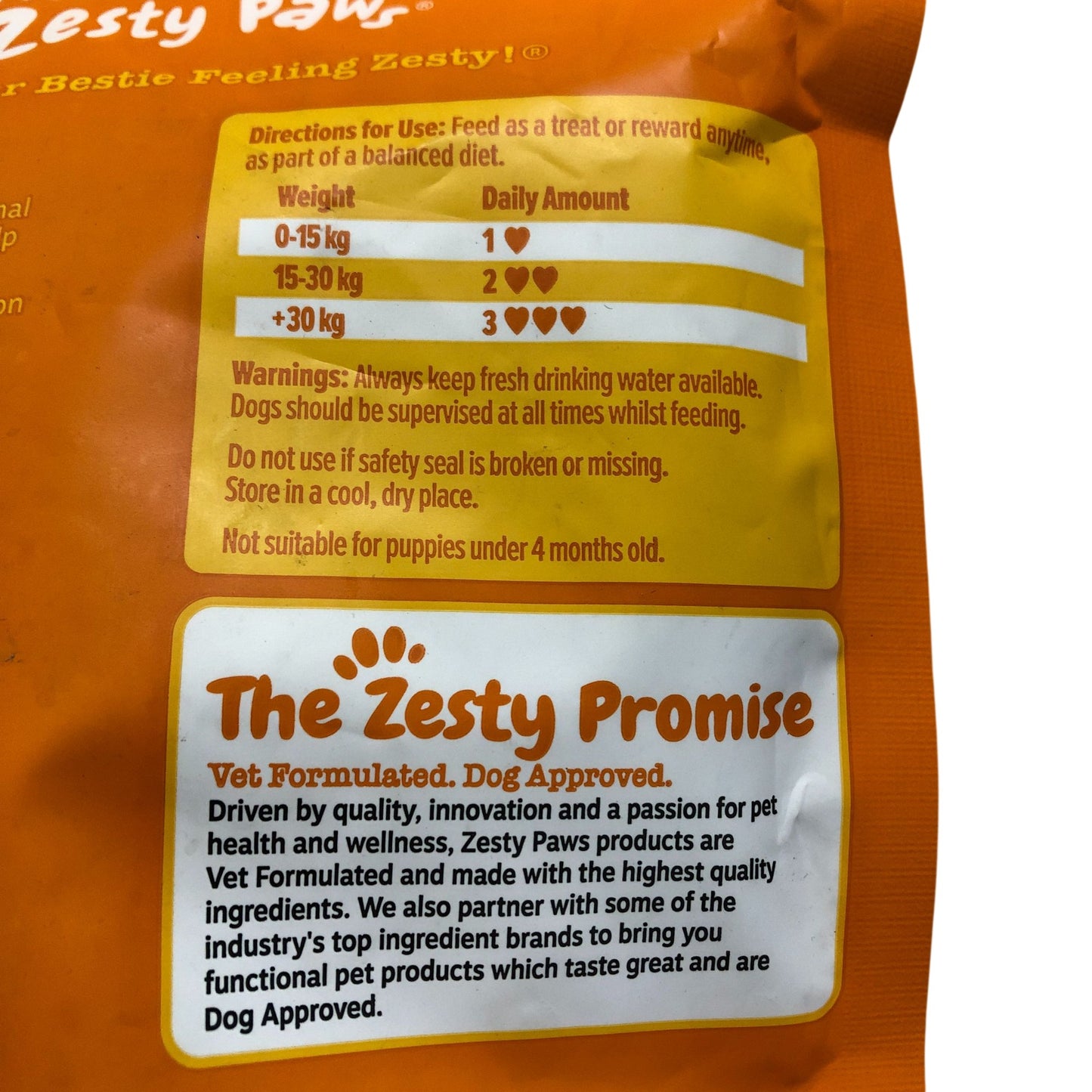 Zesty Paws Calming Chews 200g Behaviour Anxiety Relief Natural Ingredients Dogs