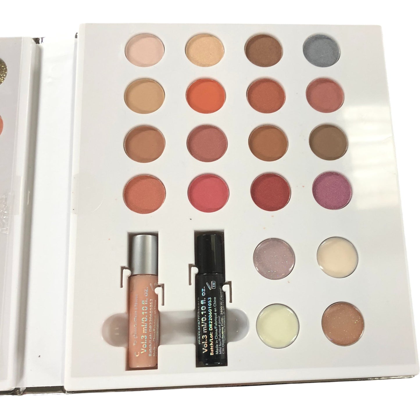 Claire's Makeup Palette Eye Shadow Blush Kit with Applicator Brushes
