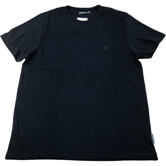 French Connection Black Cotton T-Shirt