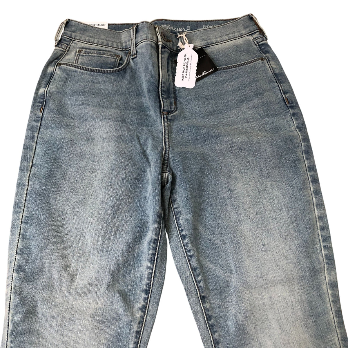Eddie Bauer Voyager High Rise Skinny Jeans UK6 Women's Slim Fit Denim Blue
