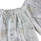 RIVER ISLAND Girls White Embroidered Off Shoulder Blouse Size 9-10 Years