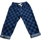 Blue Check Trousers 1-2 Years Boys Cotton