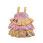 River Island Girls Gingham Print Smocked Dress Size 12-18 Months Summer Dress