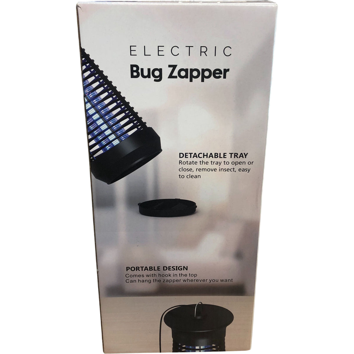 Electric Bug Zapper LT802 Portable Insect Killer Detachable Tray 18W Indoor