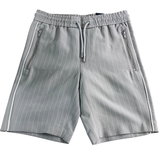 River Island Slim Fit Active Shorts XS Men's Grey Pinstripe Lightweight