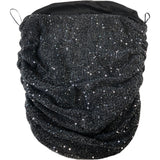 River Island UK16 Women's Sequin Wrap Top Black Shimmer Evening Wear