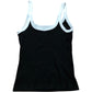 River Island Relaxed Black Tank Top Size S Women's Casual Cotton Blend