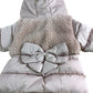 Pink Padded Snowsuit 3-6 Months Warm Fleece Hooded