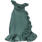 River Island Green Ruffle Hem Dress Women's Size 6