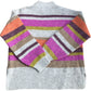 Striped Sweater Women's Colourful Knitted Long Sleeve High Neck
