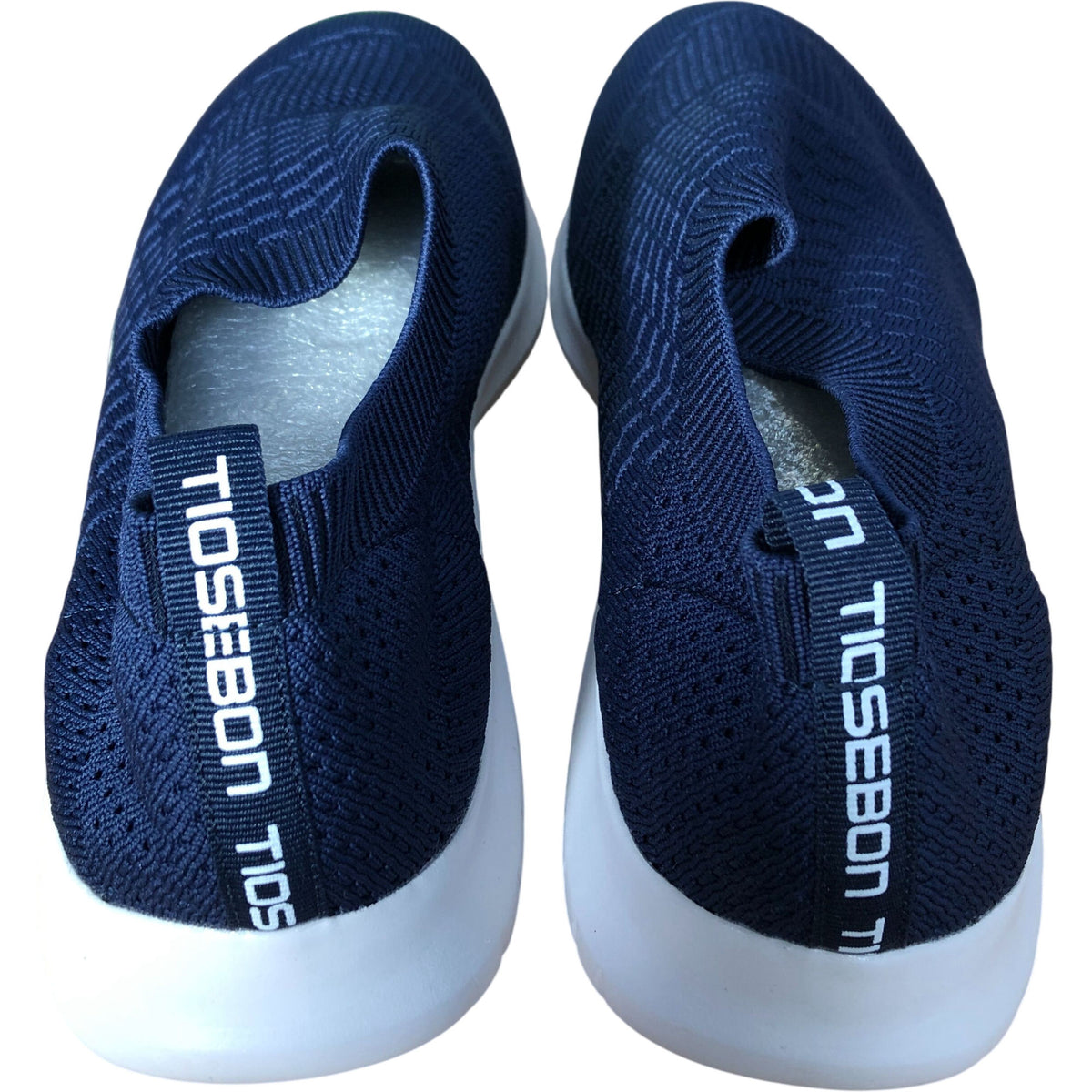 Slip On Sneakers Lightweight Breathable Navy Blue UK10.5