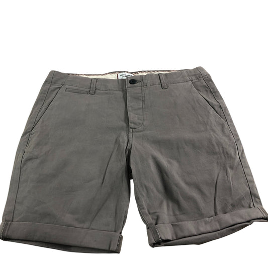 Jack & Jones Chino Shorts Men's Grey Cotton Blend Casual Wear Large