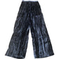 River Island Wide Leg Crushed Velvet Grey Trousers