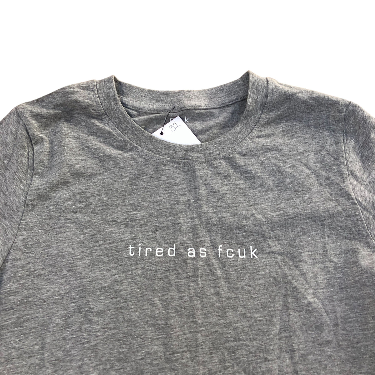 FCUK Sleepwear Set Grey T-Shirt & Trousers Size M