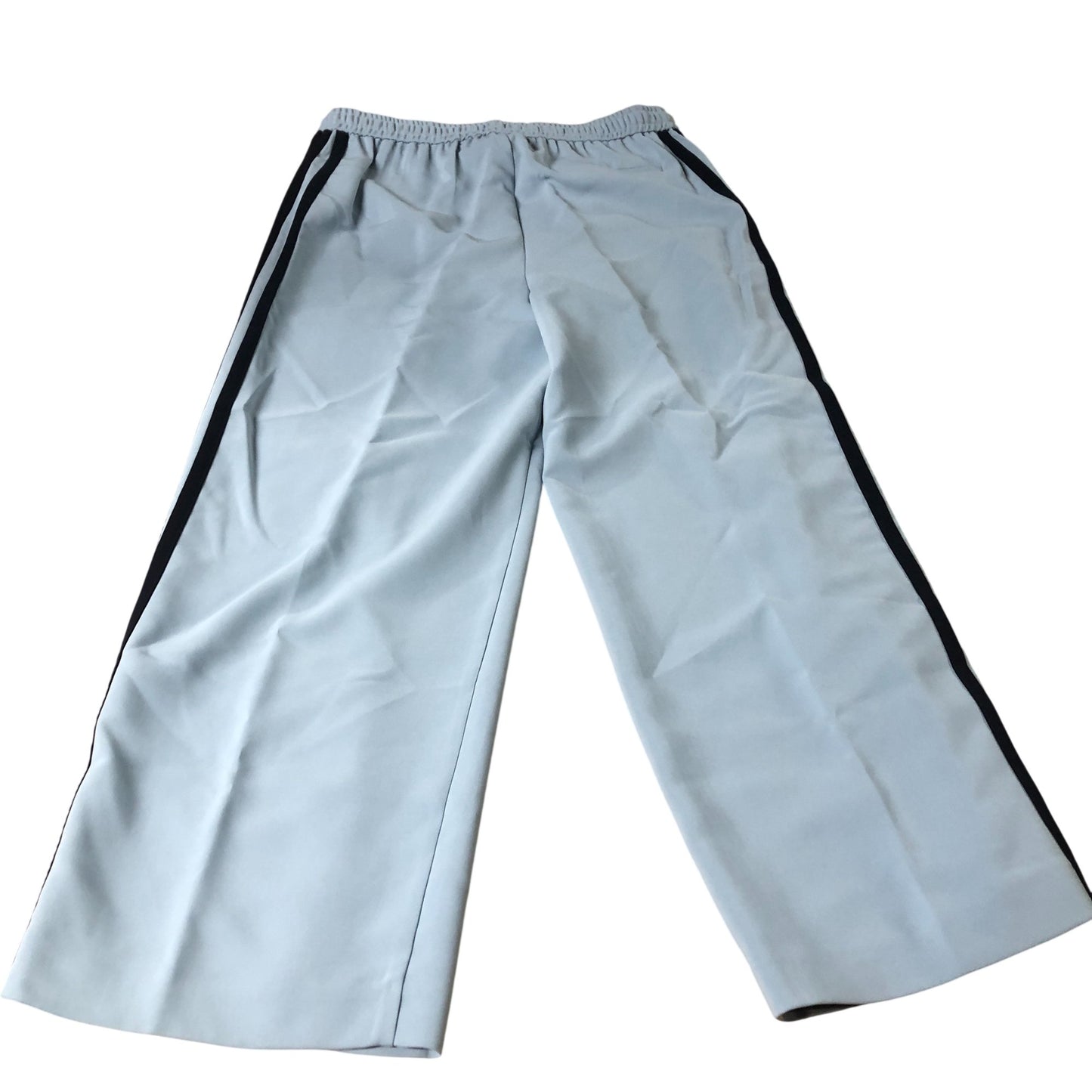 Branded Stylish Casual Trousers Women's Light Blue Elasticated Waisted UK12