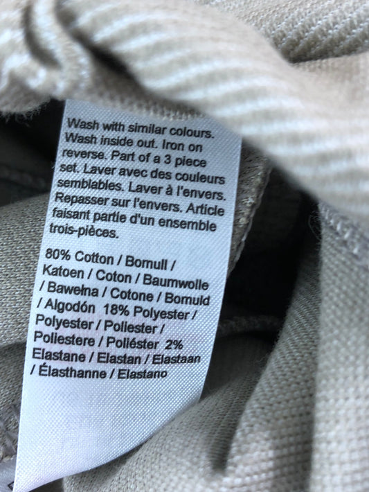 River Island Mini Chino Shorts 18-24 Months Boys Khaki Cotton Blend Casual