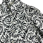 River Island Floral Print Shirt UK8 Women's Casual Button Up Top Black White