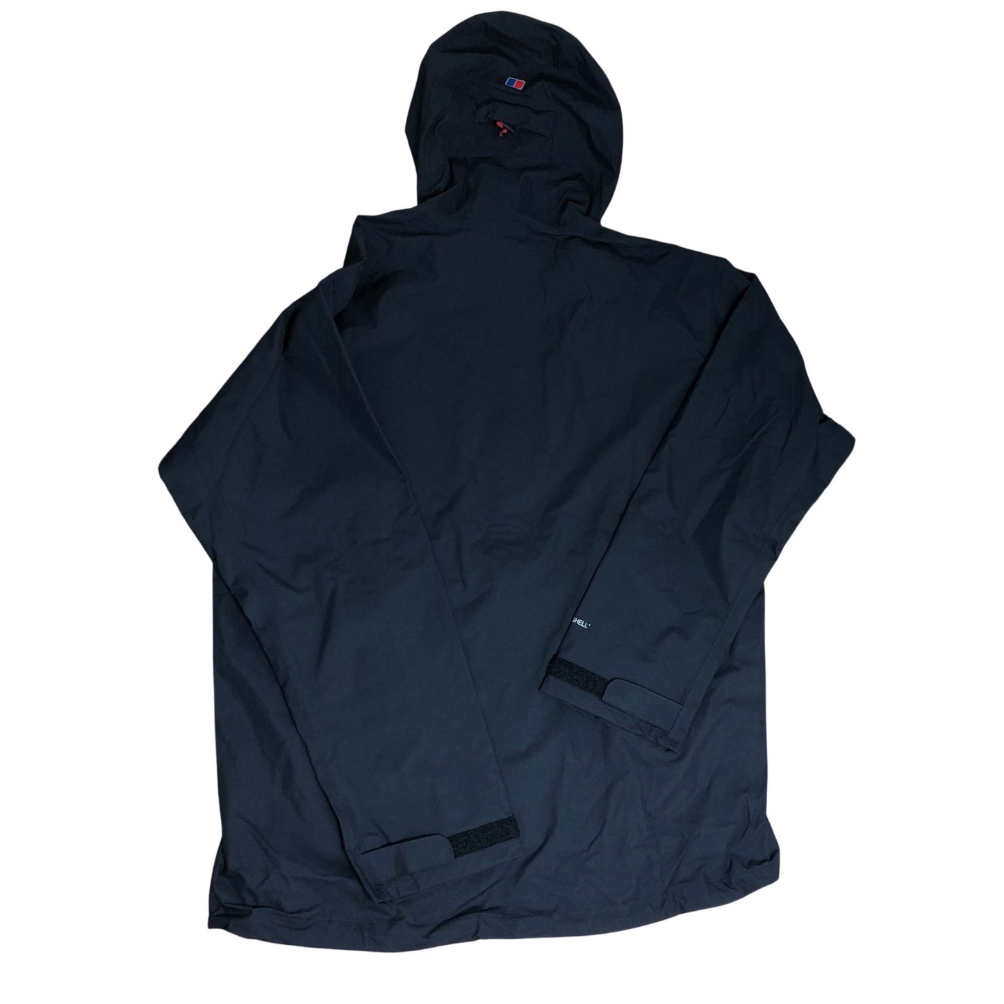 Berghaus Waterproof Jacket Men's Size M Black Lightweight Rain Coat