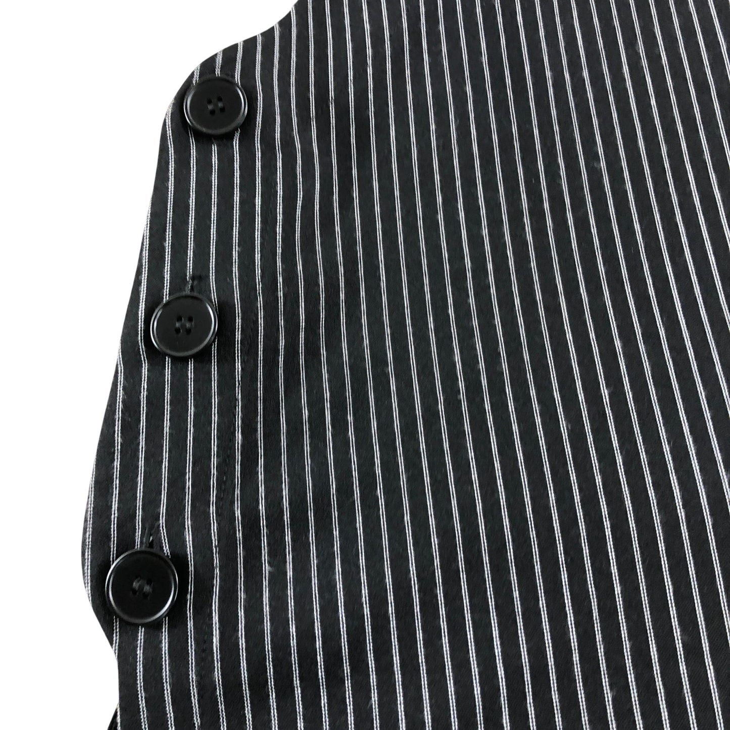 River Island UK14 Women's Striped Sleeveless Top Black