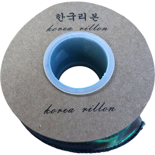 Wide Sparkly Sheer Ribbons Crafting Material Korea Rillon 40mm