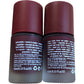 Claires Matte Effect Nail Polish Vegan 10ml Burgundy Polish Duo Lot