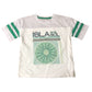 Kids T-Shirt Size 7-8 Years Green Graphic Welcome To Isla En El Sol