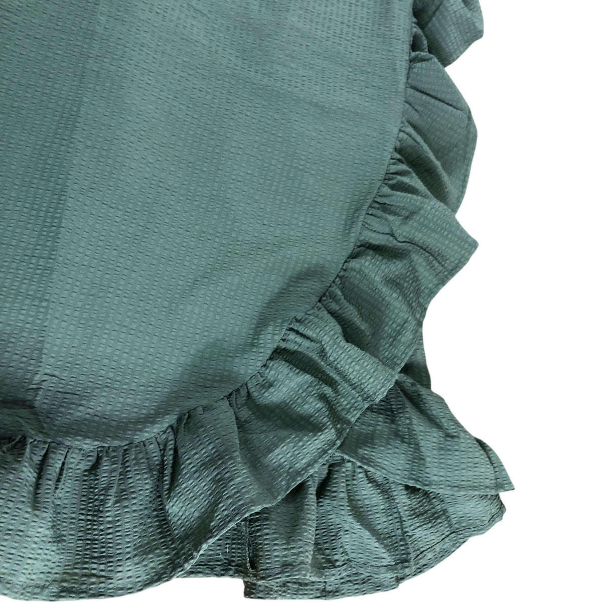 River Island Green Ruffle Hem Dress Women's Size 6